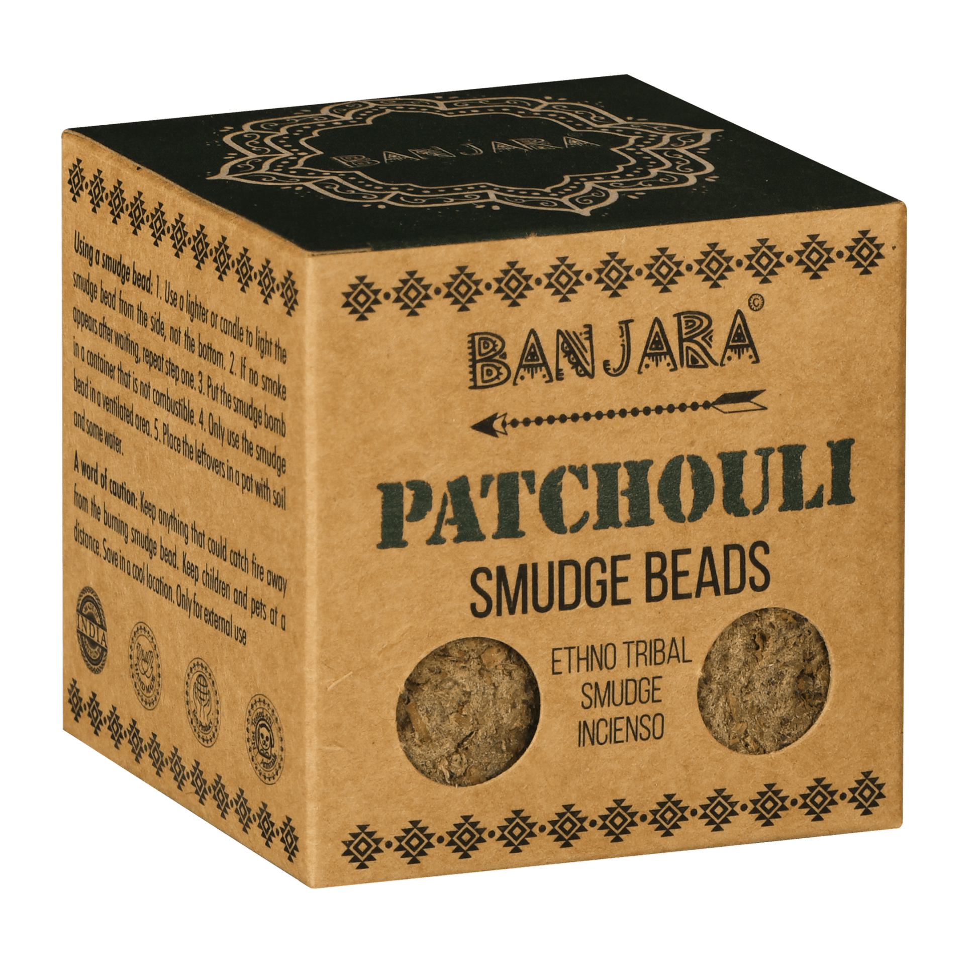 Banjara smilkalų karoliukai – Patchouli - OBUOLYS