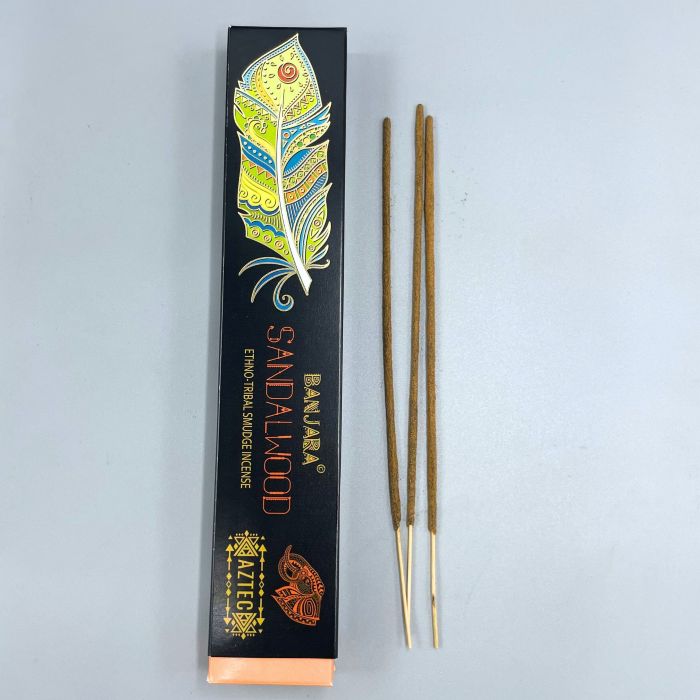 Banjara Tribal smilkalų lazdelės - Sandalwood - OBUOLYS