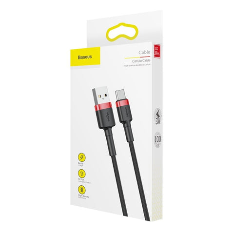 Baseus Cafule Cable USB Type C laidas - OBUOLYS