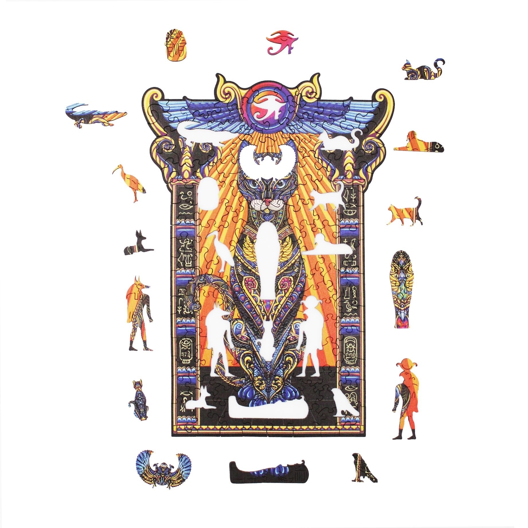 Bastet Dėlionė Iš Medžio L Dydis (300 detalių) Fantasy Puzzles - OBUOLYS