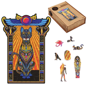 Bastet Dėlionė Iš Medžio M Dydis (150 detalių) Fantasy Puzzles - OBUOLYS