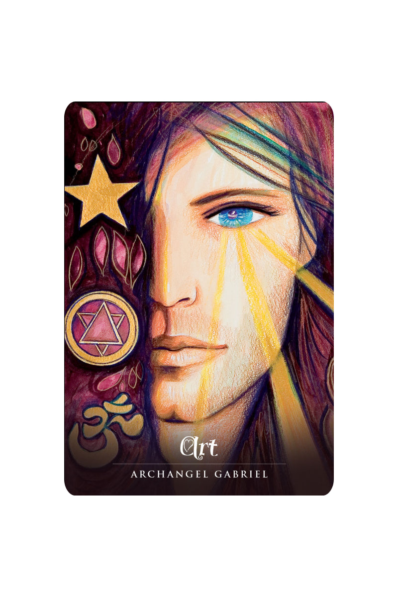 Ask an Angel Oracle kortos Blue Angel