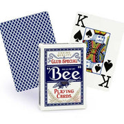 Bee Jumbo pokerio kortos (Mėlynos) - OBUOLYS