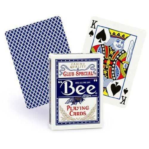 Bee Standard pokerio kortos (Mėlynos) - OBUOLYS