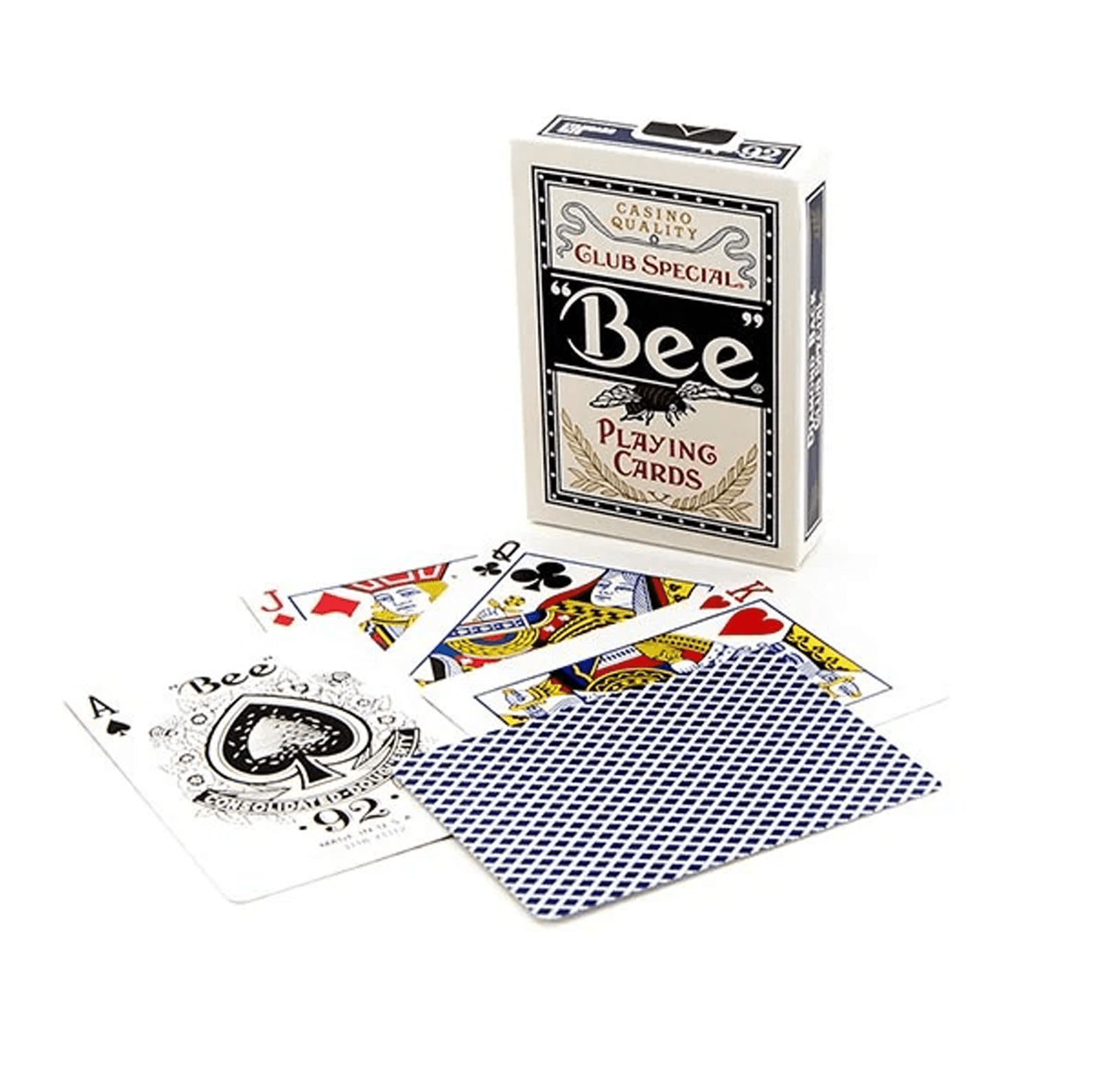 Bee Standard pokerio kortos (Mėlynos) - OBUOLYS