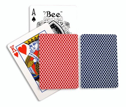 Bee Standard pokerio kortos (Raudonos) - OBUOLYS