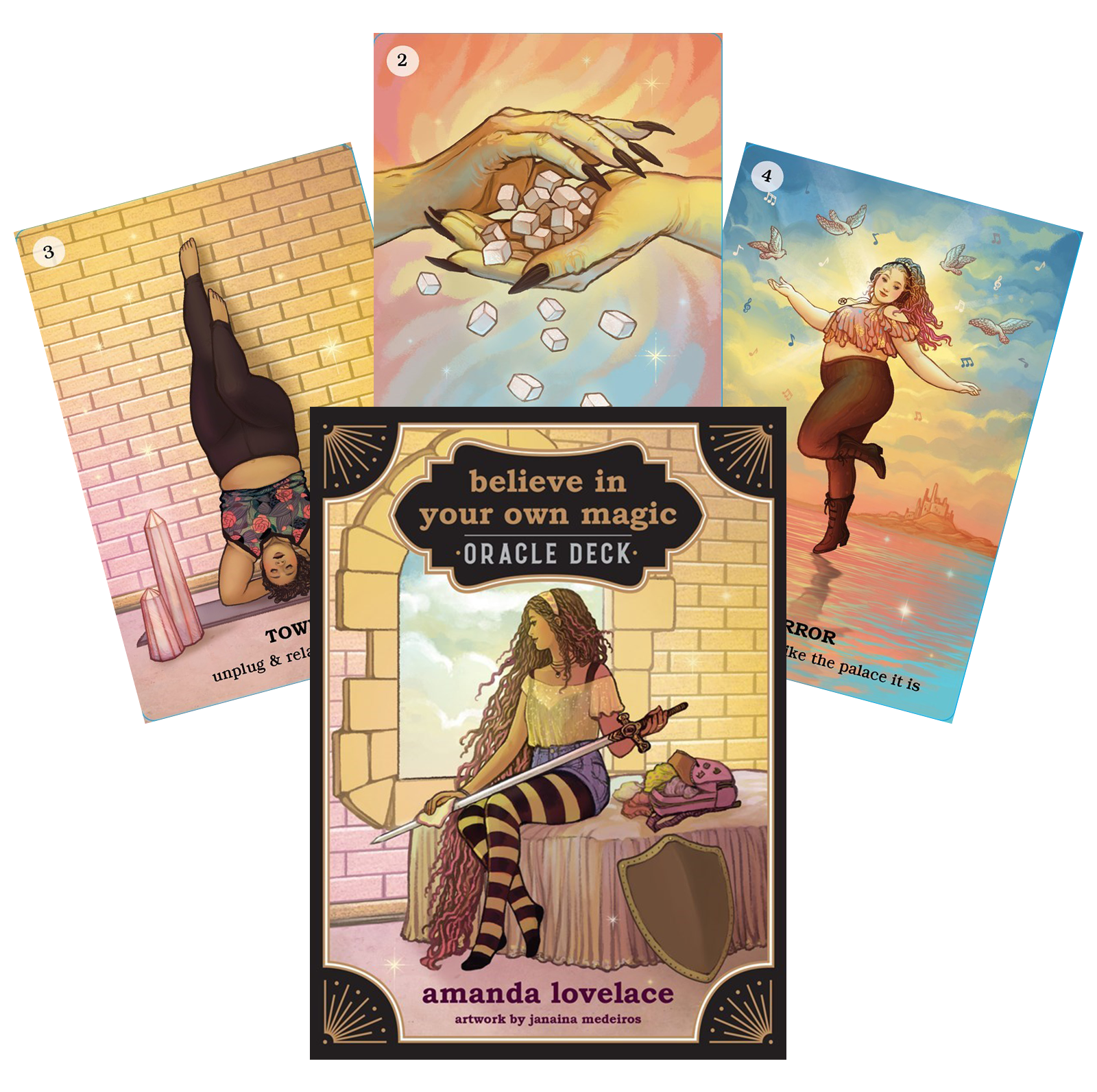 Believe In Your Own Magic Oracle kortos Andrews Mcmeel Publishing - OBUOLYS