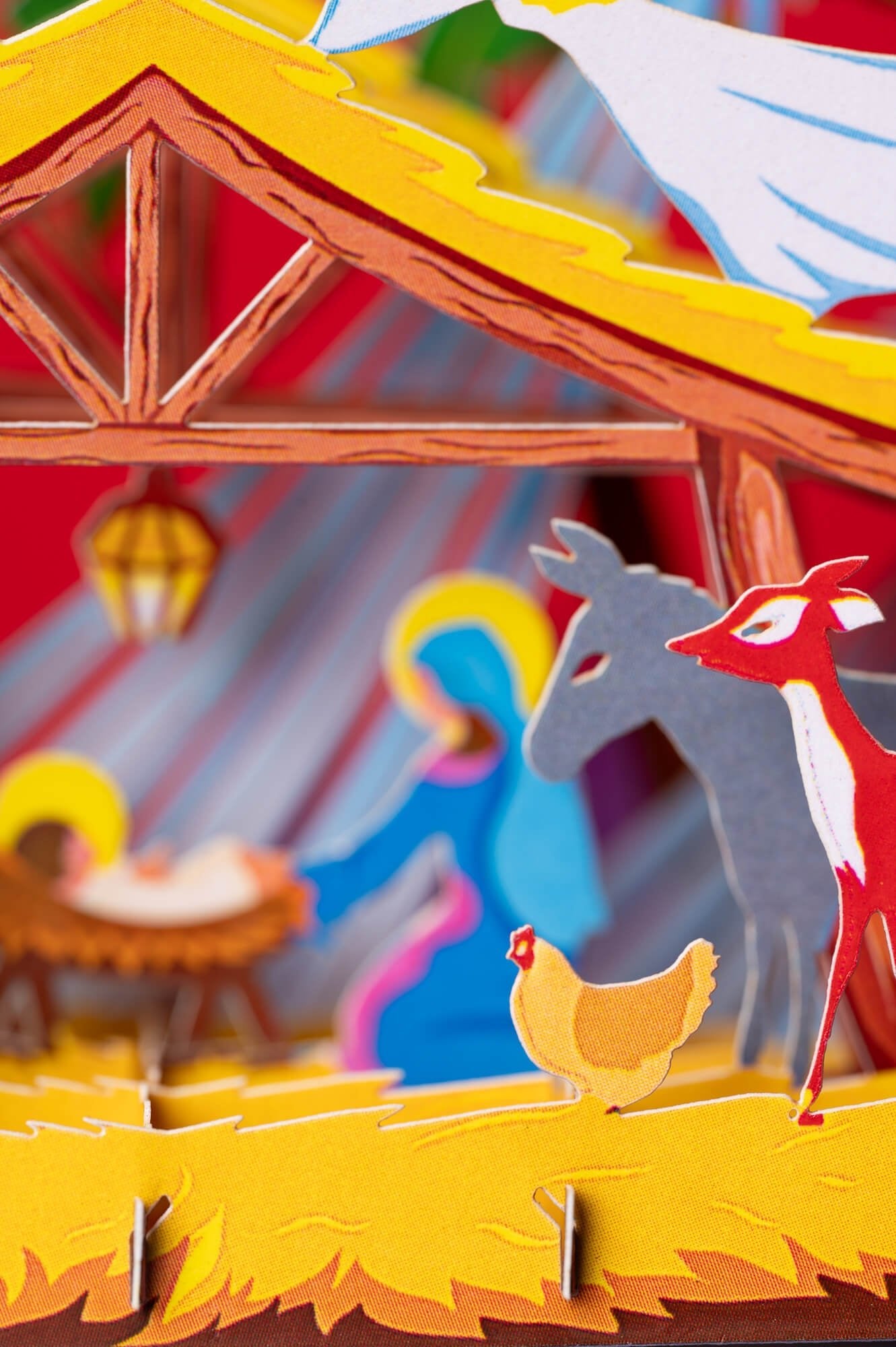 BETLIEJUS: išskirtinio grožio 3D pop - up atvirukas + vokas + kortelė sveikinimui - OBUOLYS
