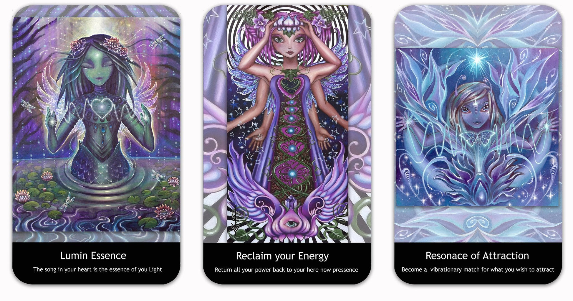 Beyond Lemuria Oracle kortos Blue Angel - OBUOLYS
