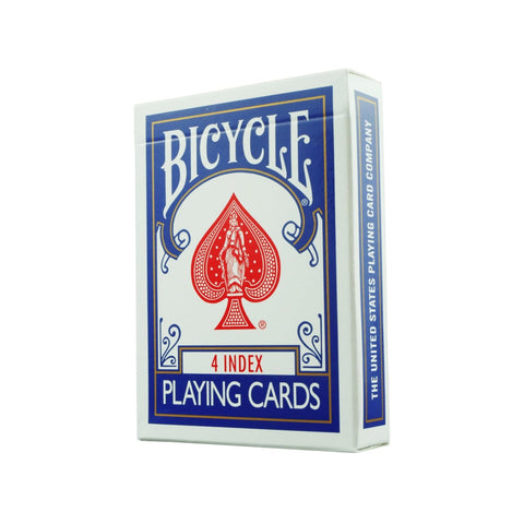Bicycle 4 Index kortų kaladė (mėlyna) - OBUOLYS