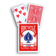 Bicycle 4 Index kortų kaladė (raudona) - OBUOLYS