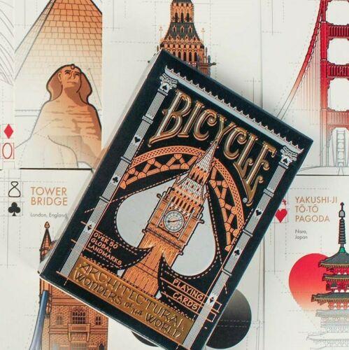 Bicycle Architectural Wonders of the World kortos - OBUOLYS