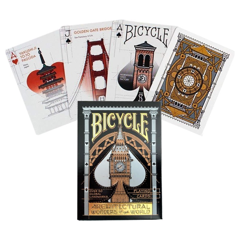 Bicycle Architectural Wonders of the World kortos - OBUOLYS