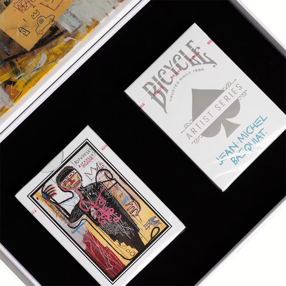 Bicycle Artist Series Jean - Michel Basquiat Žaidimo kortų rinkinys R/M Bicycle - OBUOLYS