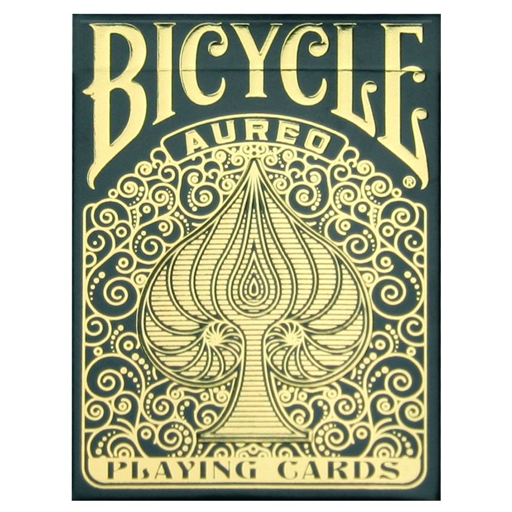 Bicycle Aureo green žaidimo kortos - OBUOLYS