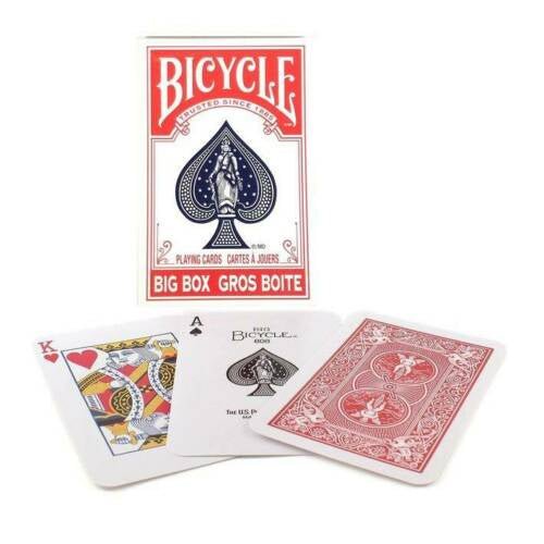 Bicycle Big Box kortos raudonos - OBUOLYS