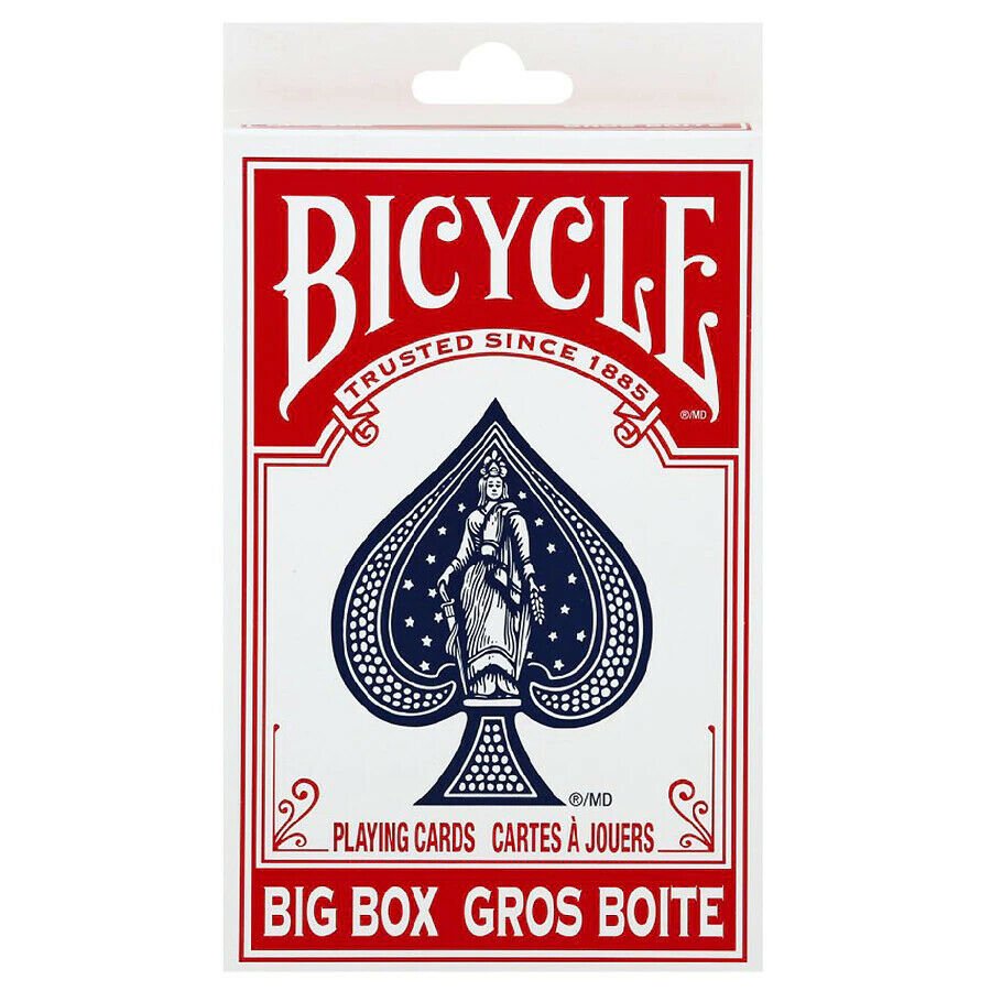 Bicycle Big Box kortos raudonos - OBUOLYS