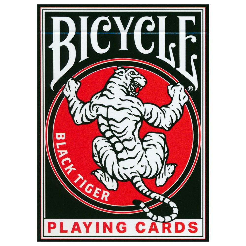Bicycle Black Tiger revival edition žaidimo kortos - OBUOLYS