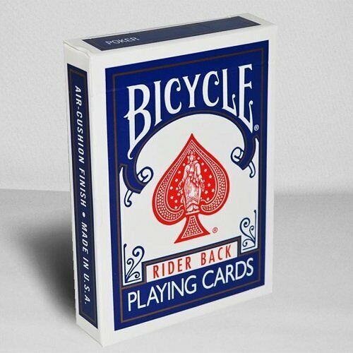 Bicycle blue seal rider back 808 žaidimo kortos (mėlynos) - OBUOLYS