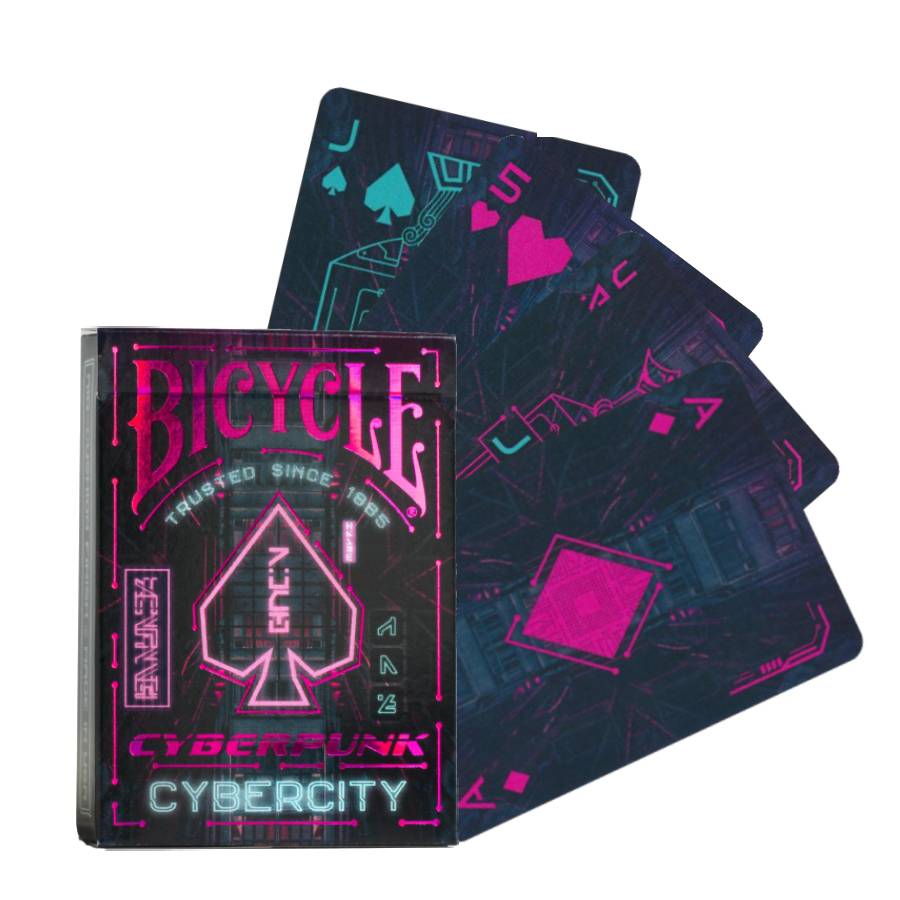 Bicycle Cyberpunk Cybercity kortos - OBUOLYS