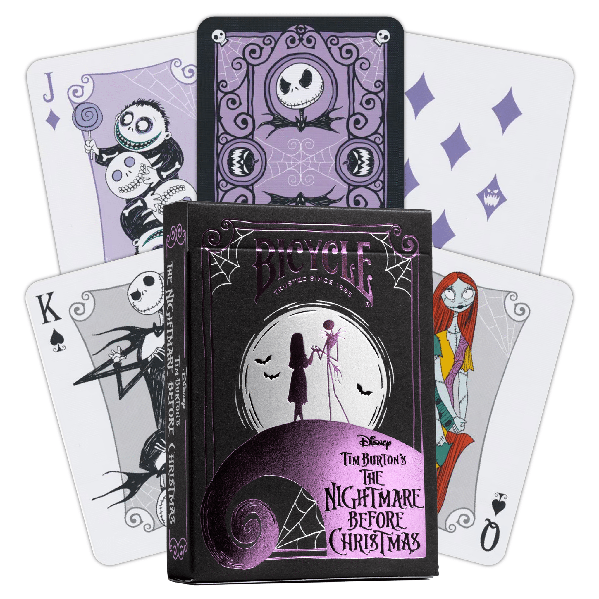 Bicycle Disney Nightmare Before Christmas žaidimo kortos - OBUOLYS