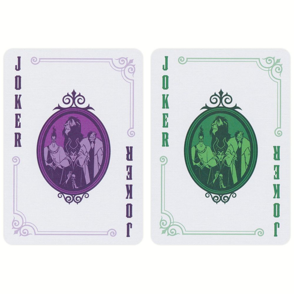 Bicycle Disney Villains žaidimo kortos (violetinės) - OBUOLYS