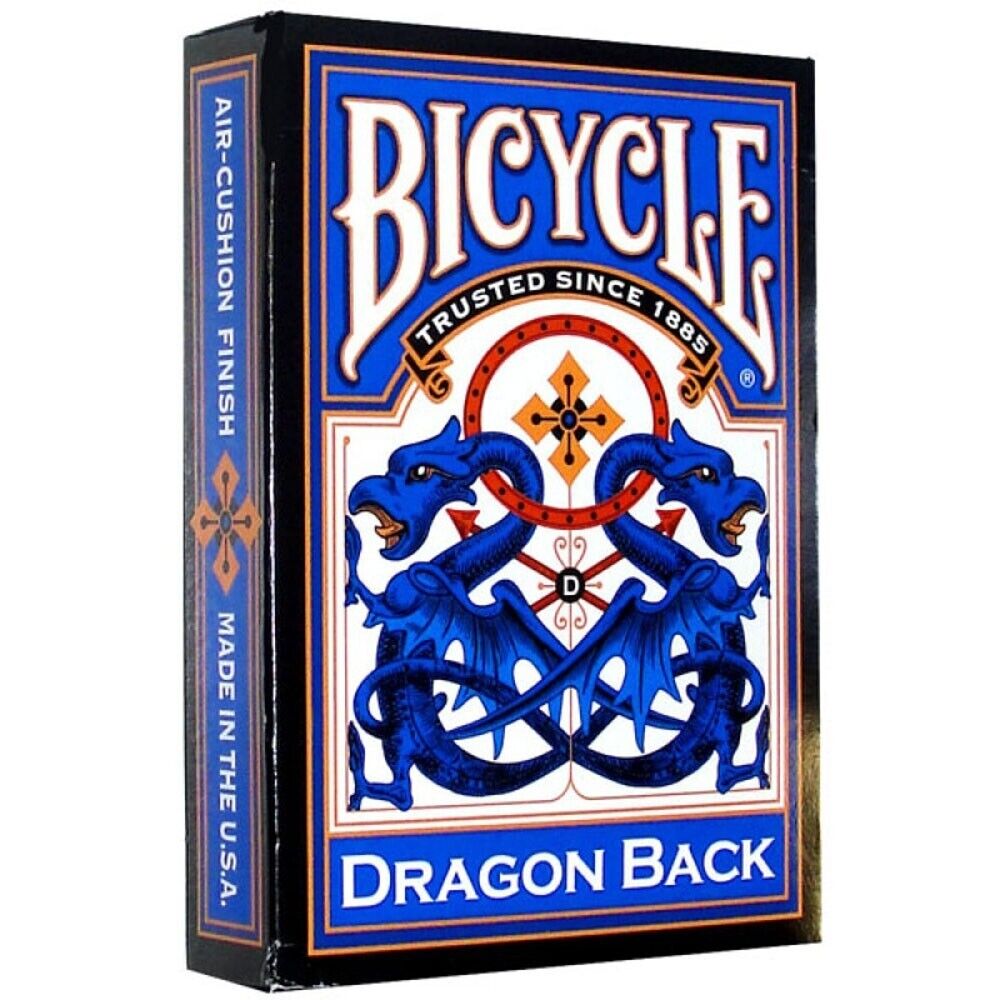 Bicycle Dragon Back kortos seno leidimo (mėlynos) - OBUOLYS