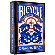 Bicycle Dragon Back kortos seno leidimo (mėlynos) - OBUOLYS