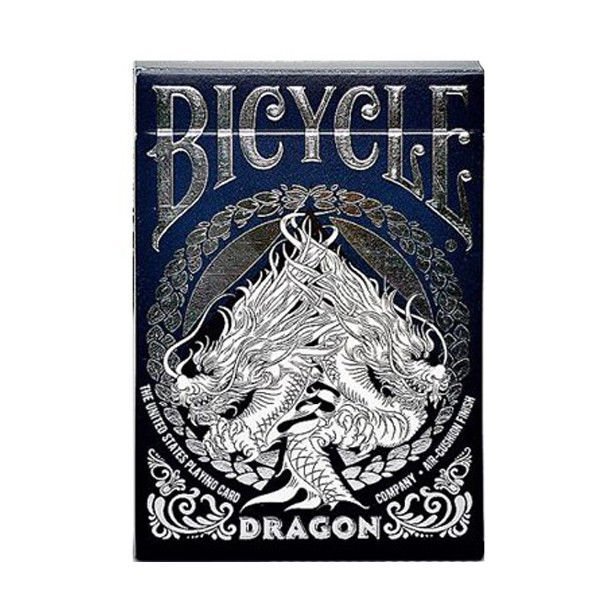 Bicycle Dragon kortos (mėlynos) - OBUOLYS