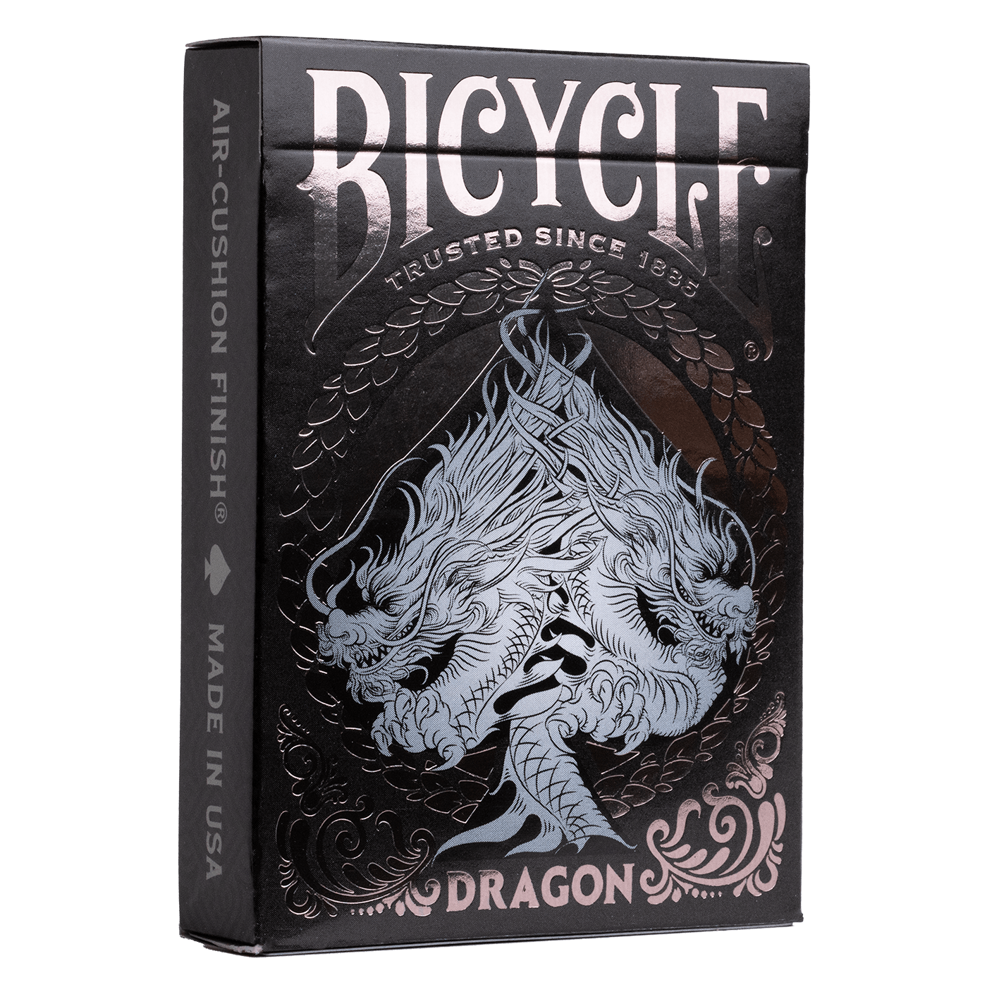 Bicycle Dragon žaidimo kortos (juodos) - OBUOLYS
