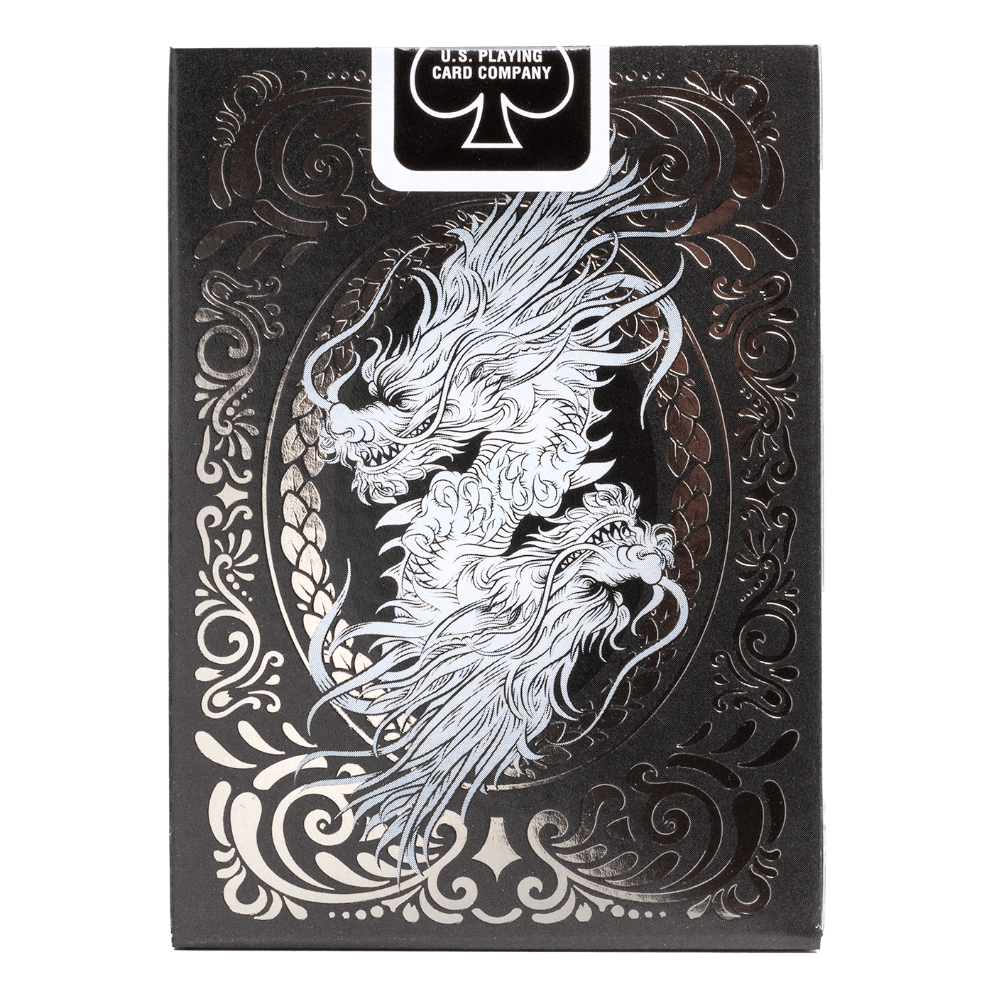 Bicycle Dragon žaidimo kortos (juodos) - OBUOLYS