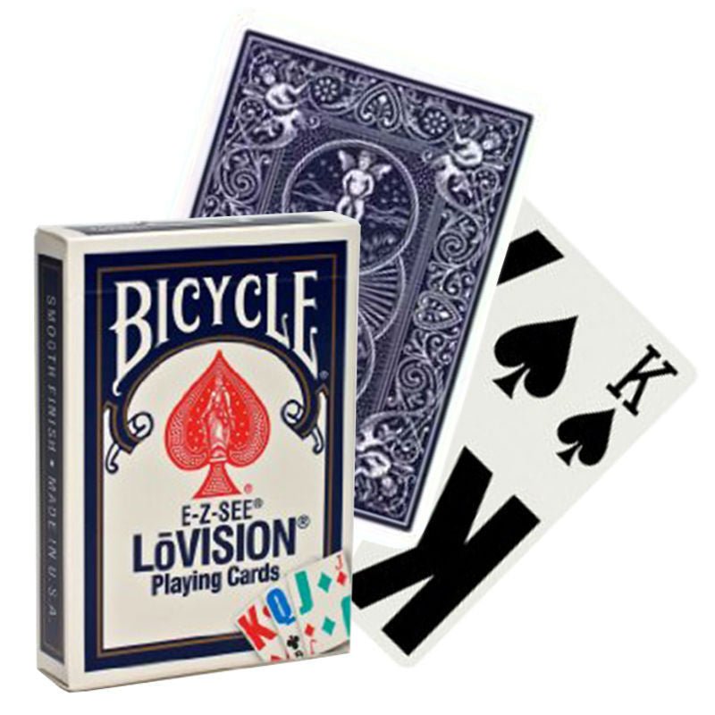 Bicycle E - Z - SEE LoVision kortos (Mėlynos) - OBUOLYS