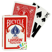 Bicycle E - Z - SEE LoVision kortos (Raudonos) - OBUOLYS
