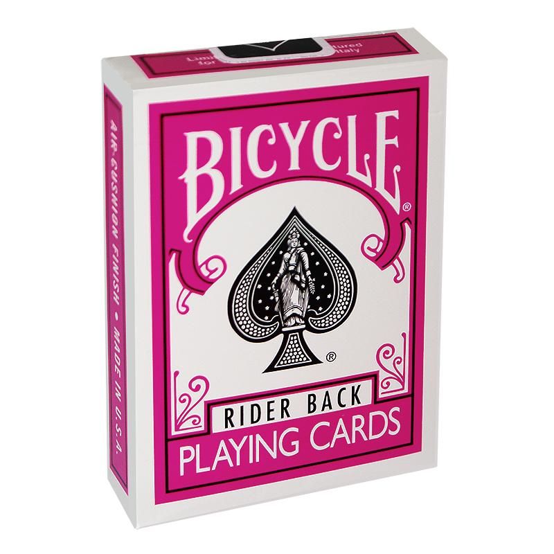 Bicycle Fuchsia Rider Back kortos - OBUOLYS