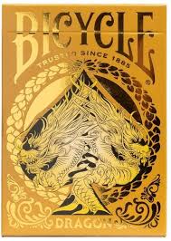 Bicycle Gold Dragon kortos - OBUOLYS