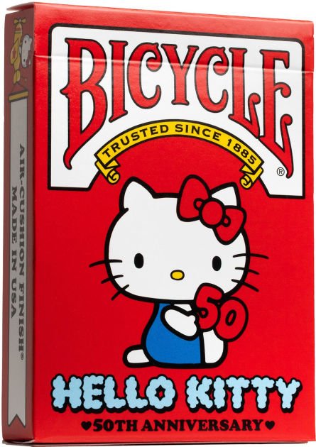 Bicycle Hello Kitty žaidimo kortos - OBUOLYS