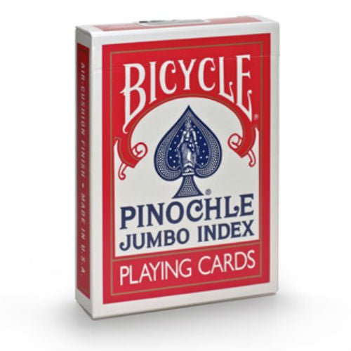 Bicycle Pinochle Jumbo kortos (Raudonos) - OBUOLYS