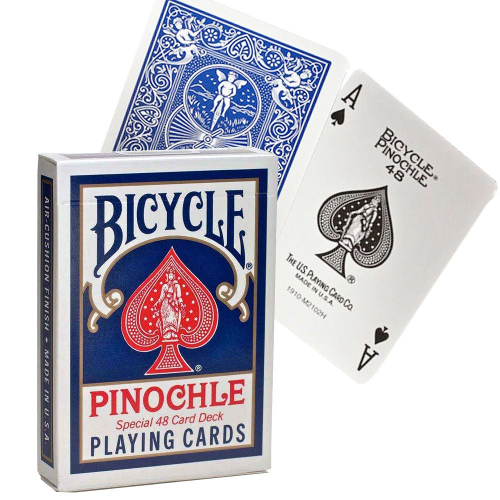 Bicycle Pinochle Standard kortos (Mėlynos) - OBUOLYS