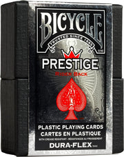 Bicycle Prestige Standard pokerio kortos dėžutėje (Raudonos) - OBUOLYS