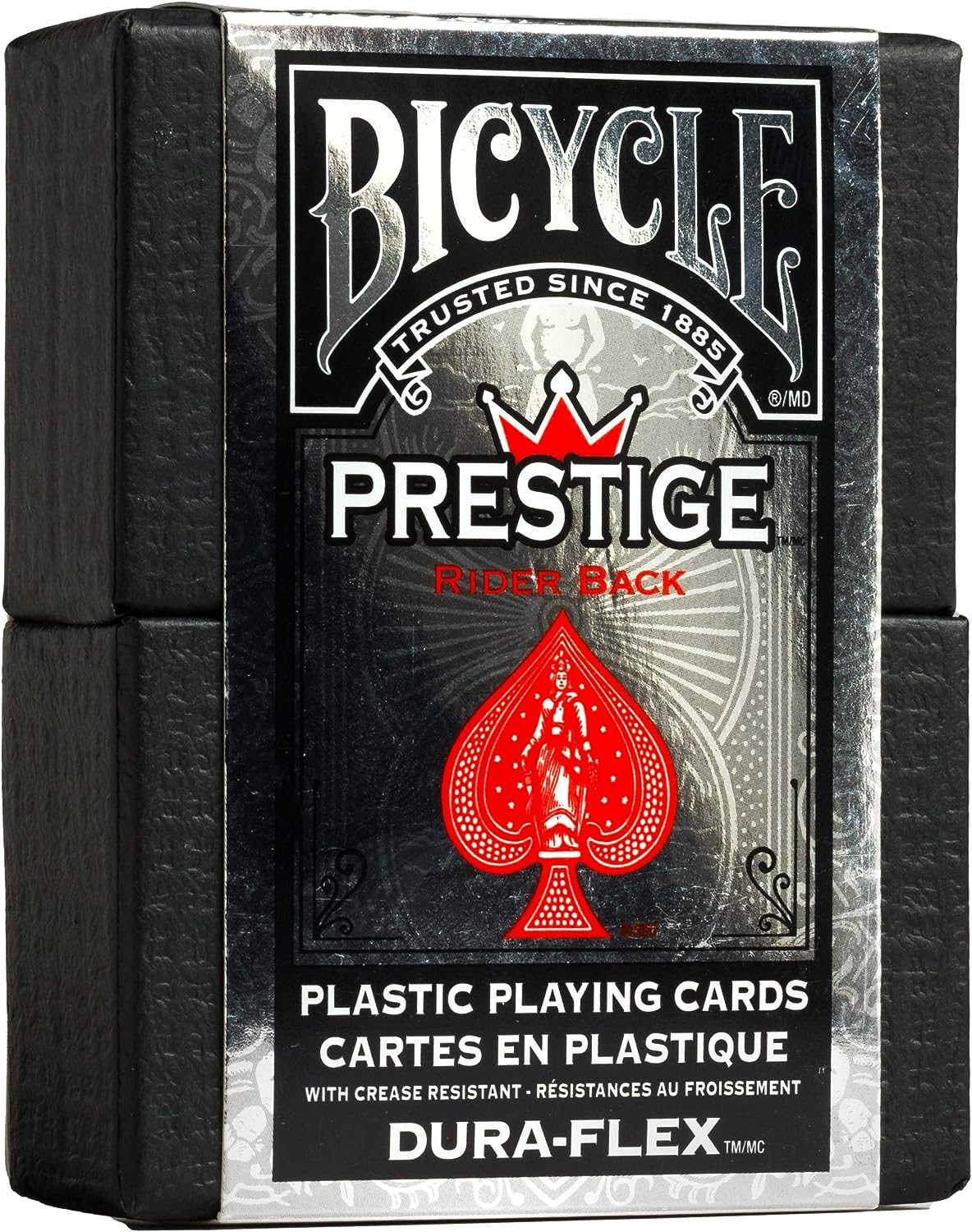 Bicycle Prestige Standard pokerio kortos dėžutėje (Raudonos) - OBUOLYS
