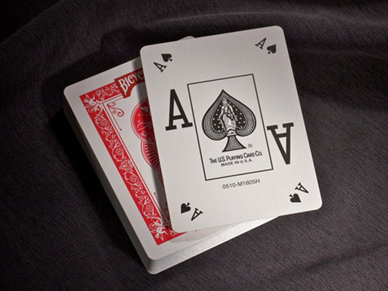 Bicycle Pro Poker Peek pokerio kortos Raudonos - OBUOLYS