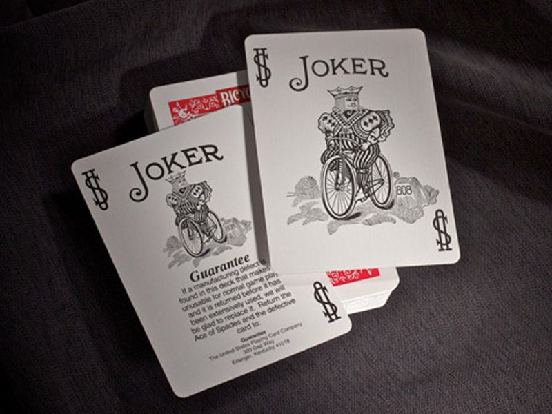 Bicycle Pro Poker Peek pokerio kortos Raudonos - OBUOLYS