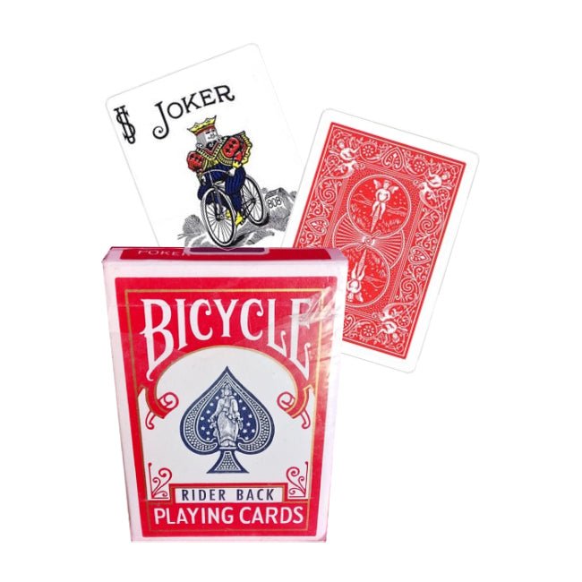 Bicycle Rider Back 808 black seal playing kortos (raudonos) - OBUOLYS