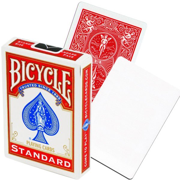 Bicycle Rider Back Blank Face kortos (Raudonos) - OBUOLYS