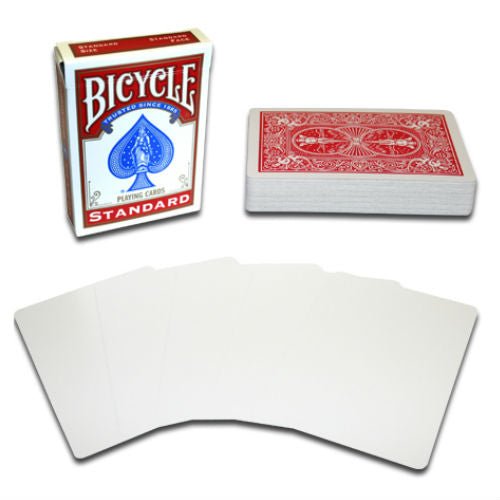 Bicycle Rider Back Blank Face kortos (Raudonos) - OBUOLYS