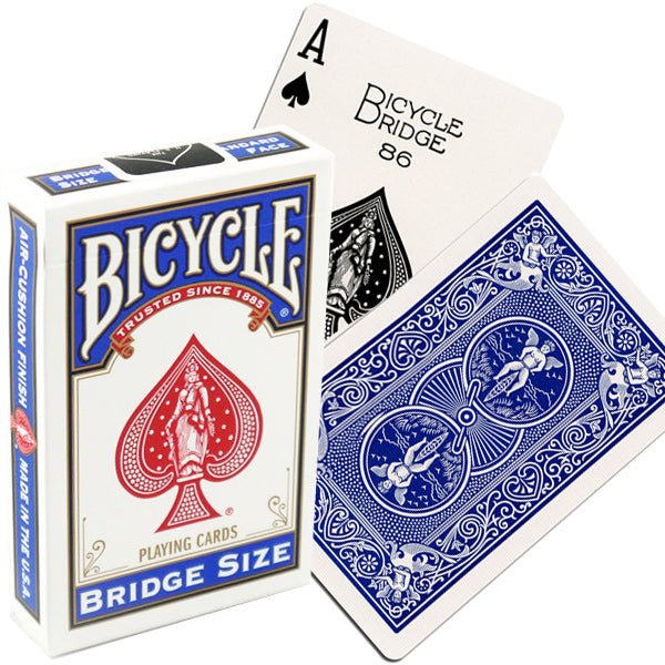 Bicycle Rider Back Bridge Size kortos (Mėlynos) - OBUOLYS