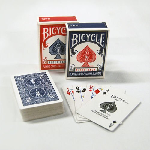 Bicycle Rider Back Mini kortos (Raudonos) - OBUOLYS