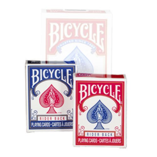 Bicycle Rider Back Mini kortos (Raudonos) - OBUOLYS