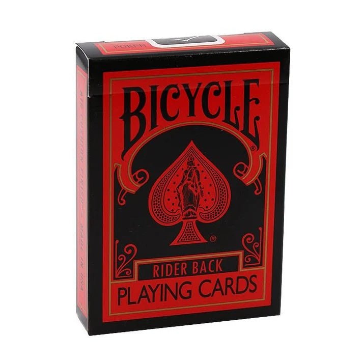 Bicycle Rider Back Reverse kortos (raudonos ir juodos sp.) - OBUOLYS