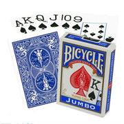 Bicycle Rider Jumbo pokerio kortos (Mėlynos) - OBUOLYS